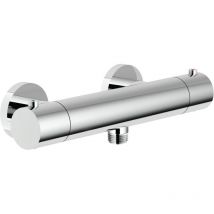 Mitigeur thermostatique de douche – Finition métal – Largeur 267 mm – Anconetti