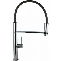 Fima Carlo Frattini - Mitigeur d'évier de cuisine en laiton chromé avec douche à jet unique F7047CR Chromé