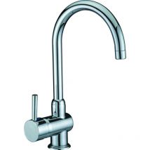 Rubinetterie Associate - Robinet de lavabo mA langeur chromA a bec haut sA rie Gemini