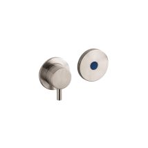 Mitigeur électronique de douche encastré en AISI316L avec alimentation par batterie inox Série Idral I84M4-00000 Acier inoxydable