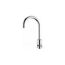 Idral - Mitigeur lavabo/évier électronique avec bec haut réglable Curve 02506-02506/R Batterie 6V