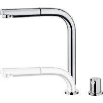 Essebagno - Mitigeur évier escamotable Magic 2 trous 'spécial fenêtre' chrome