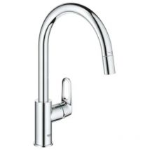 Grohe - BauFlow mitigeur évier monotrou, chrome (G30549000)