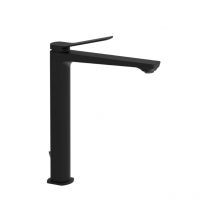 Paffoni - Tilt series mitigeur de lavabo avec vidage automatique TI085NO Laiton - Noir mat