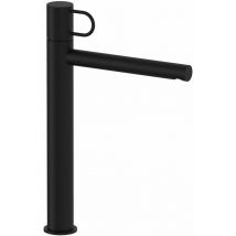 Paffoni - Bec mitigeur lavabo hauteur 347 mm de couleur noir mat Joker JK081NO Noir mat - Sans vidage