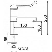 Sanifirst - Mitigeur hospitalier à bec fixe ou ajustable, démontable - Modul'Mix