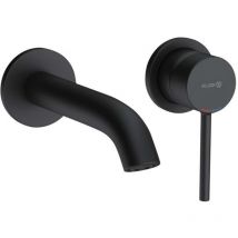 Mitigeur De Lavabo Encastré, Installation 2 Trous, Noir Mat Kludi 382443976