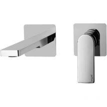 Paffoni - Tango - Mitigeur de lavabo encastré avec corps d'encastrement, installation 2 trous, chrome TA106CR70