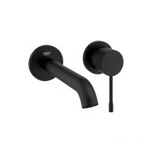 Grohe - Mitigeur de lavabo mural Essence saillie 183mm phantom black