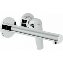 Mélangeur lavabo encastré avec long bec Nobili Sky series SY97199/1CR Chromé - Laiton