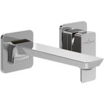 Villeroy&boch - Mitigeur lavabo mural villeroy et boch Subway 3.0 Chrome