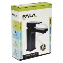 Mitigeur lavabo noir aspect vieilli