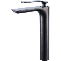 Paini France - Mitigeur lavabo réhaussé addict Noir mat