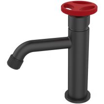 Sea-horse - Robinet Salle De Bain Mitigeur Lavabo Noir Loftea Noir + Red