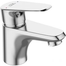 Kuchinox - Mitigeur lavabo rondo vertical avec bouchon Dimensions de la cartouche : 35 mm Finition : chromé