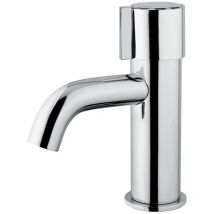 Idral - Mitigeur lavabo temporisé avec bouton de commande anti-blocage minimal Série 085112F Chromé - Laiton