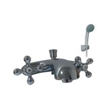 Toscohome - Robinet de baignoire chromé - Lecce Barocco