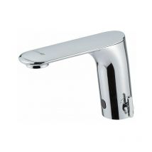 Idral Rubinetteria - Mélangeur électronique de lavabo avec alimentation 230V série otto Idral 500.12/R Chromé
