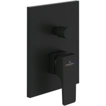 Villeroy&boch - Mitigeur mécanique encastré avec inverseur villeroy et boch Architectura Square Noir mat