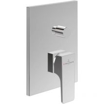 Villeroy&boch - Mitigeur mécanique encastré avec inverseur villeroy et boch Architectura Square Chrome