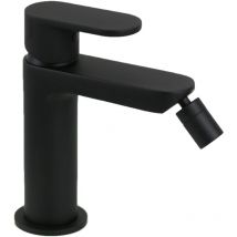 Ercos - Mitigeur de bidet noir mat Versilia BTVERKBI01 Noir mat - Vidage automatique 1'1/4