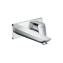 Hansgrohe - Mitigeur mural lavabo Logis, chromé, saillie 195mm