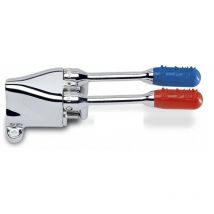 River - Mélangeur à pédale au sol 240 mm en laiton chromé