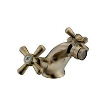 Salone - Mitigeur pour bidet croix série sofia bronze