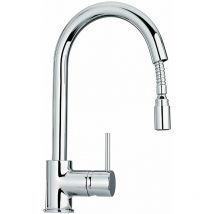 Kiamami Valentina - Mitigeur Pour Cuisine Avec Douchette à Eau Coulissante Piuma