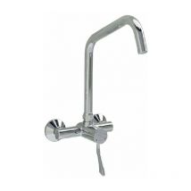 Idral Rubinetteria - Mitigeur progressif thermostatique murale pour lavabo à manette clinique idral 900.39-240 Chromé