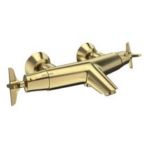 Ramon Soler - Mitigeur thermostatique bain-douche adagio Or Brossé - 913901SOC