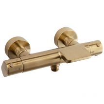 Ramon Soler - Mitigeur thermostatique bain-douche alexia Or Brossé - 363901SOC