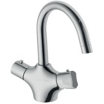 Sanifirst - mitigeur thermostatique de lavabo monotrou a becquilleorientable h164