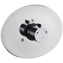 Idral - Mitigeur thermostatique encastré pour douche avec boîtier de protection Série 908 908.42/1 Chromé - Laiton