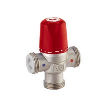 Watts - Mitigeur thermostatique mmv-c à commande directe - Corps 1 (26/34) - Filetage Mâle 1 (26/34) - Réglage 35/60°C