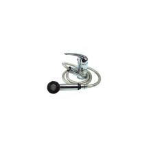 Mitigeur de cuisine – Douche extractible – Laiton chromé – Hauteur sous bec, Finition métal, Forme du bec, Caractéristique bec, Matières