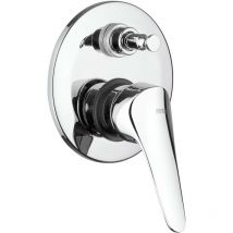 Mitigeur douche encastrable avec déviateur Piralla Ariel 0RE00400A16 Chromé - 2 sorties