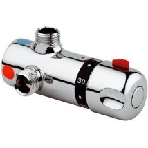 Idral Rubinetteria - Mitigeur thermostatique sous chaudière avec kit d'installation