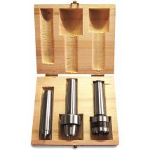 Holzstar - Mitnehmerset MK2 3-tlg Konusaufnahme MK2, für Drechselmaschinen 5931056