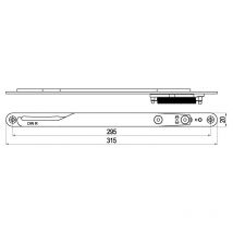 Imh ABS Mitnehmerhaken gf uni 20 v Gr.2, 315 x 20 mm,schwarz verzinkt,DIN rechts