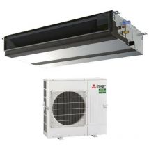 Mitsubishi Electric - air conditioner ducted inverter medium head 42000 btu pead-sm125jal + puz-sm125yka three phase r-32 wi-fi optional