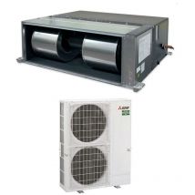 mitsubishi electric air conditioner ducted power inverter high head 85000 btu pea-m250la + puz-m250yka three phase r-32 wi-fi optional