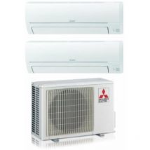 Dual split air conditioner series smart msz hr 9000+12000 avec mxz-2ha50vf gas r-32 wi-fi optional 9+12 - new - Mitsubishi Electric