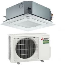 Inverter cassette air conditioner 9000 btu slz-m25fa r-32 wi-fi en option avec télécommande et grille incluse - Mitsubishi Electric