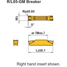 Mitsubishi Electric - Mitsubishi GY2M0400G030R05-GM - gy Insert - Grade VP10RT- you get 10