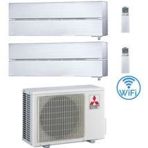 Mitsubishi Kirigamine Style Wifi R32 Perlweiß Dual Split Inverter Klimaanlage 9000 + 9000 Btu Mit E.u. Mxz-2f53vf Klasse A+++/a++