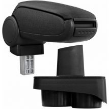 Pro.tec - Mittelarmlehne vw Polo 9N mit Staufach Textil Schwarz