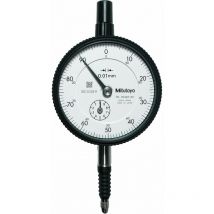 2046A Messuhr Messbereich 10mm Ablesung 0.01mm Analog schwarz - Mitutoyo