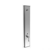 Panneau de douche en acier inoxydable AISI304 avec mitigeur thermostatique à commande électronique infrarouge - Idral