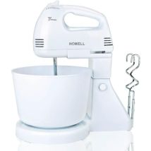 Mixer con ciotola Howell HO.MX551B – Elettrodomestico bianco – Capacità 2 Litri – Velocità variabile